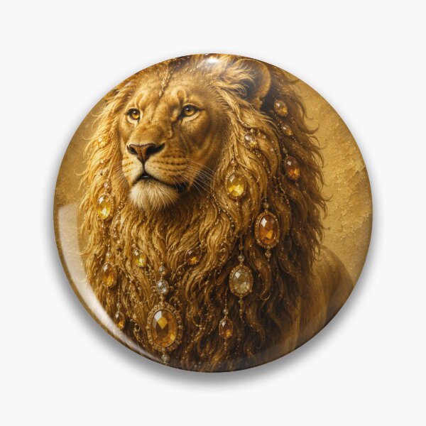 Item preview, Jeweled Golden Lion Fantasy designed and sold by VelarisMoon.