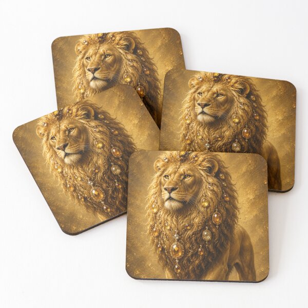 Item preview, Jeweled Golden Lion Fantasy designed and sold by VelarisMoon.