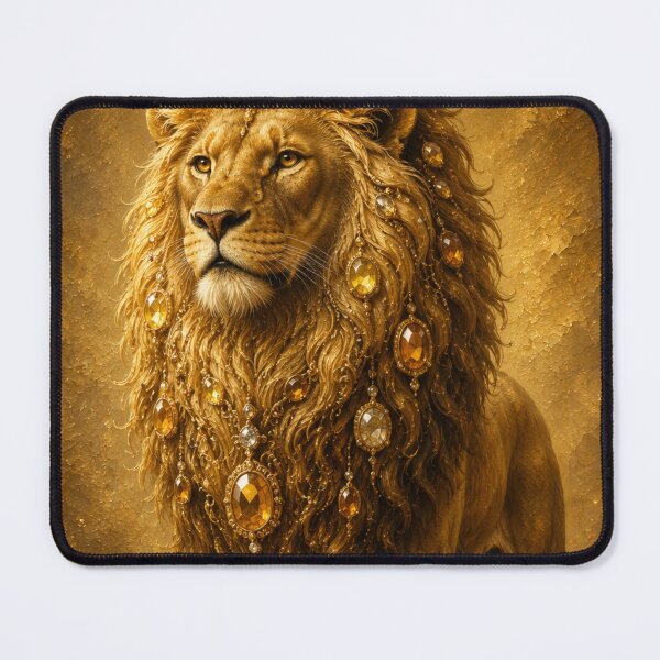 Item preview, Jeweled Golden Lion Fantasy designed and sold by VelarisMoon.