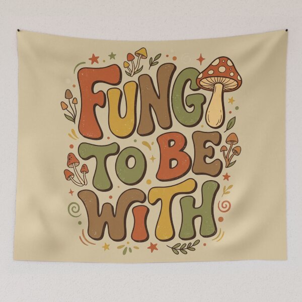 Item preview, Fungi To Be With Cute Mushroom Pun Cottagecore Vintage designed and sold by Arobinoz.