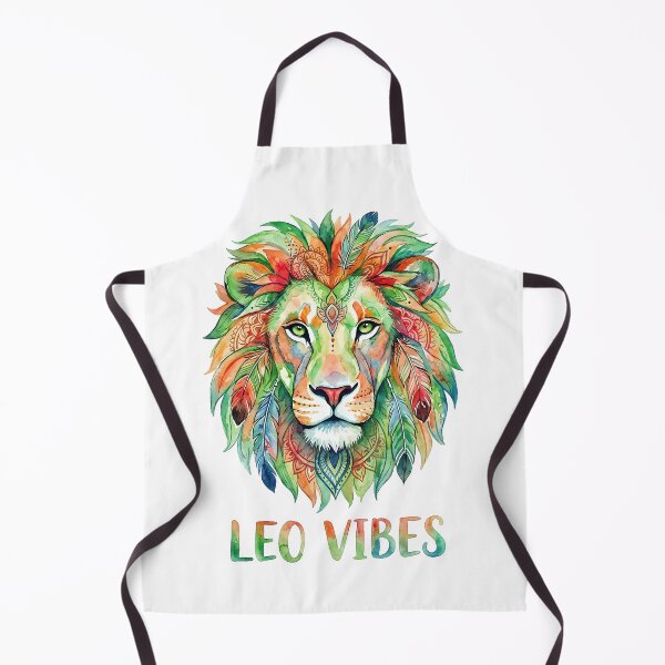 Item preview, Leo Vibes Watercolor Lion designed and sold by Debbie Schulte.