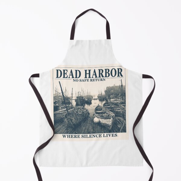 Item preview, Dead Harbor – Where Silence Lives Vintage Nautical T-Shirt | Haunted Fishing Harbor Gothic Coastal Design designed and sold by Vvmd.