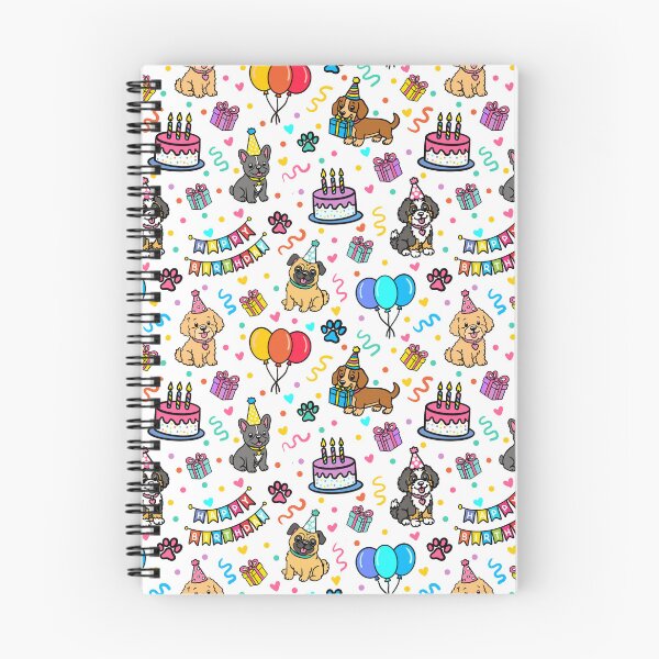 Item preview, Puppy Birthday Party Celebration Pattern designed and sold by CI Creative Design LLC.