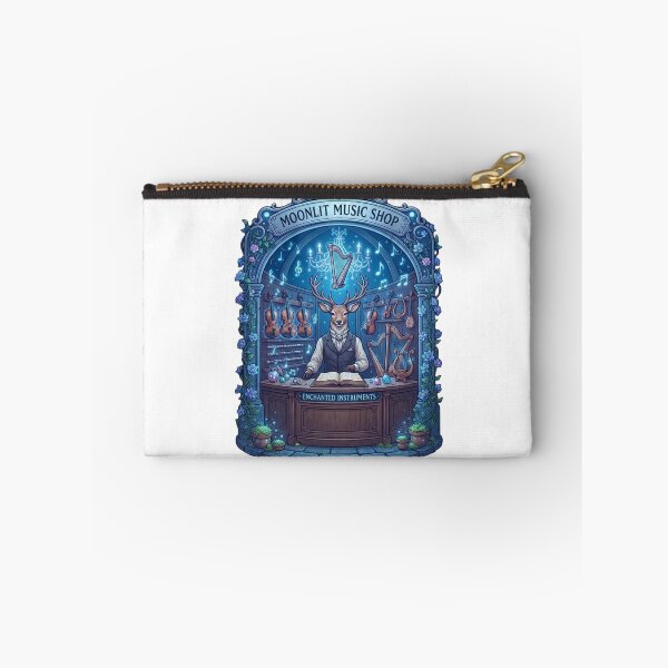 Item preview, Moonlit Music Shop | Enchanted Instrument Store | Fantasy Deer Musician | Magical Music Shop | Cottagecore Music Art | Music Lover Gift designed and sold by MrDev.
