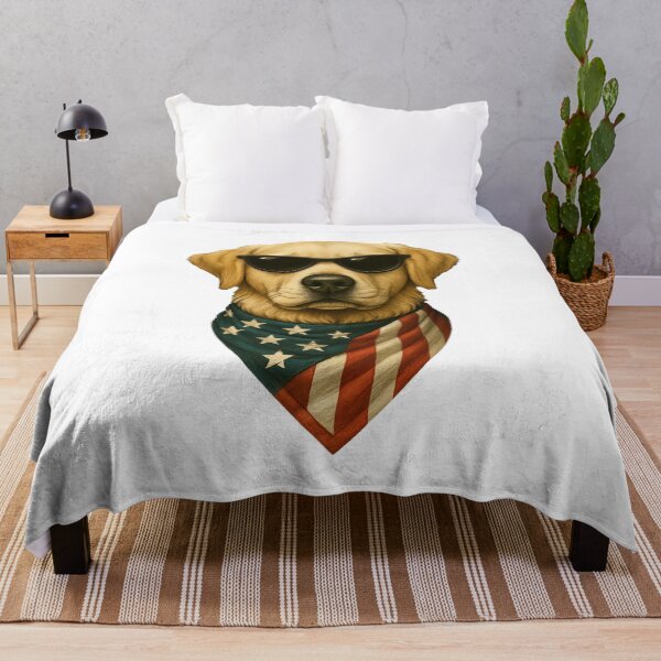 Item preview, Cool Labrador Retriever American Flag Patriotic Dog designed and sold by artCreativeColony.
