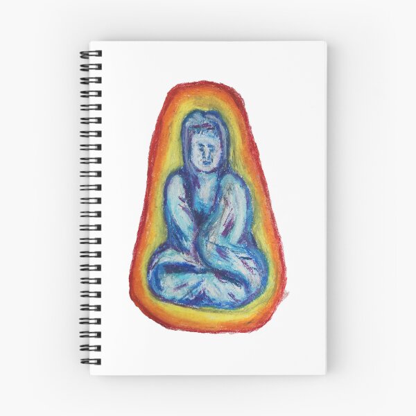Item preview, Buddha hand drawn oil pastel designed and sold by Finds designs .