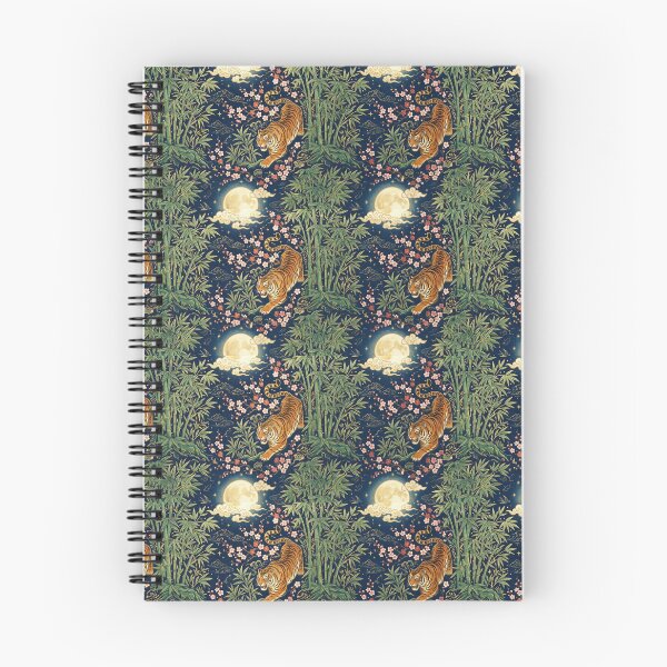 Item preview, Majestic Tiger Moon Garden - Asian Inspired Art designed and sold by ArtfulAlchemy1.