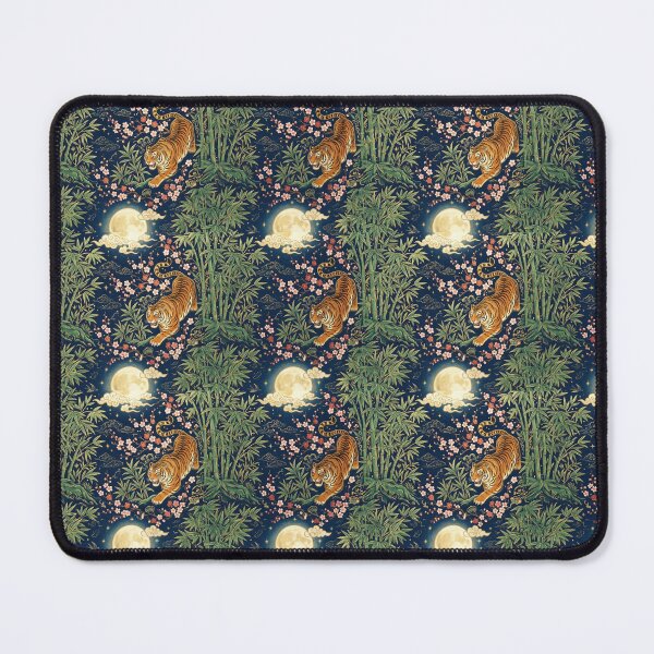 Item preview, Majestic Tiger Moon Garden - Asian Inspired Art designed and sold by ArtfulAlchemy1.