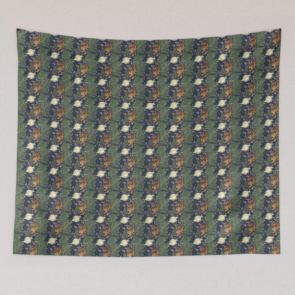 Item preview, Majestic Tiger Moon Garden - Asian Inspired Art designed and sold by ArtfulAlchemy1.