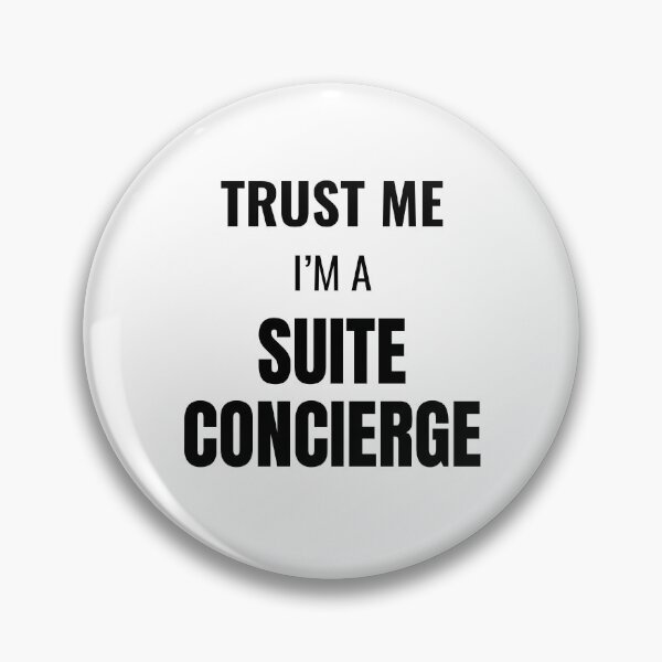Item preview, Trust Me I'm a Suite Concierge (Black) designed and sold by ShipCrewNation.
