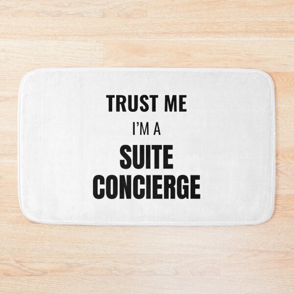 Item preview, Trust Me I'm a Suite Concierge (Black) designed and sold by ShipCrewNation.