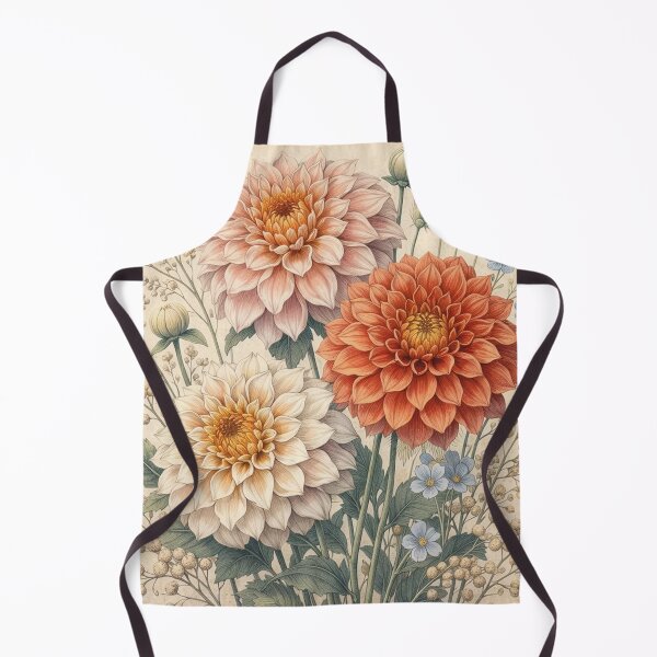 Item preview, Vintage Dahlia Botanical Illustration designed and sold by Rutvain.