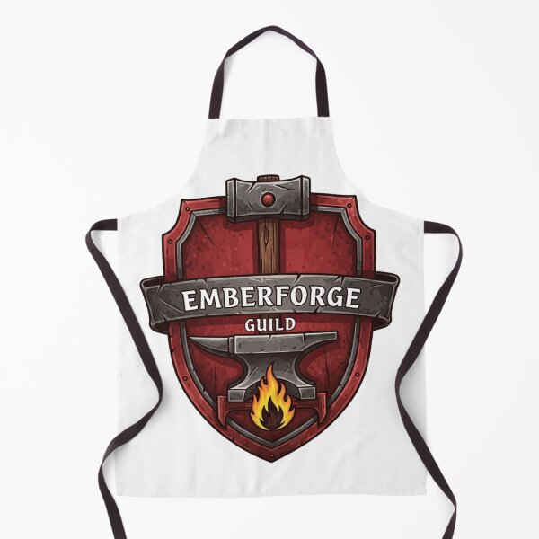 Item preview, Emberforge Guild: Legendary Blacksmiths Crest Emblem designed and sold by Dzblack.