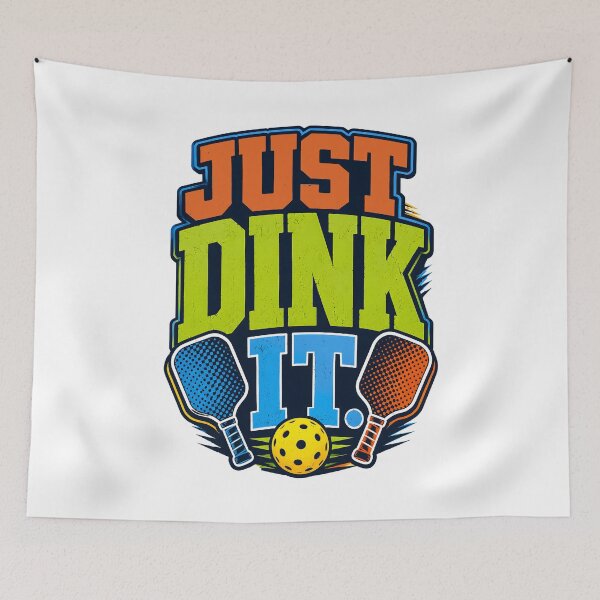 Item preview, Just Dink It Funny Retro Pickleball Sport designed and sold by Mr Lee.