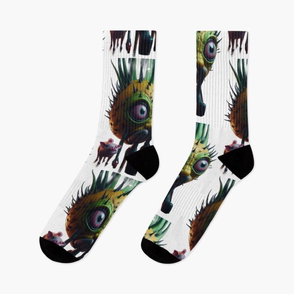 Item preview, Spiky Fruit Monster in Platform Boots with Piglet designed and sold by LujziWorld.
