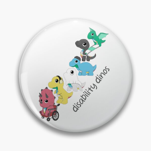 Item preview, Disability Pride Dinosaurs designed and sold by Becky-Marie.