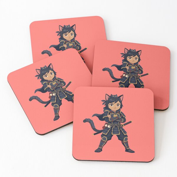 Item preview, Kawaii Samurai Cat Warrior  designed and sold by blindninja.