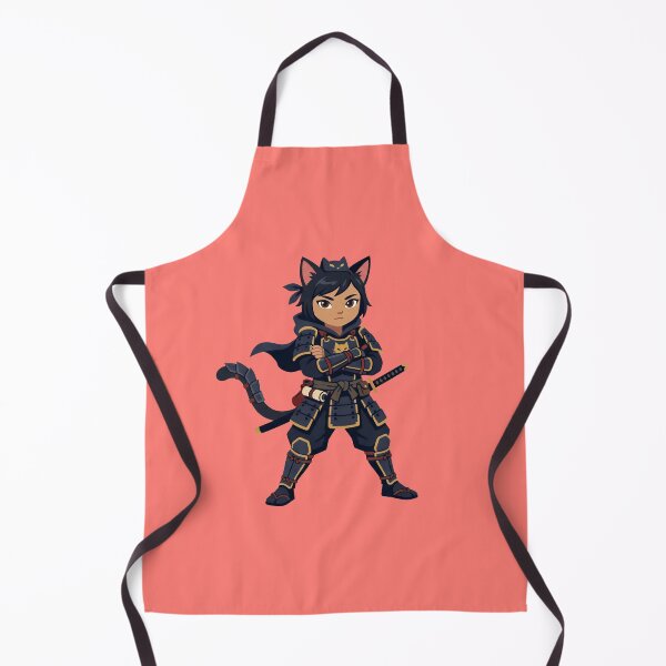 Item preview, Kawaii Samurai Cat Warrior designed and sold by blindninja.
