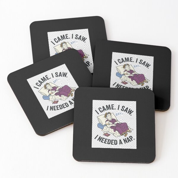 Item preview, I Came I Saw I Needed a Nap Funny Retro Vintage T-Shirt designed and sold by Ishmay.