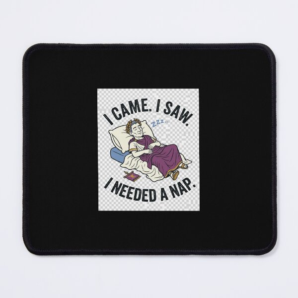 Item preview, I Came I Saw I Needed a Nap Funny Retro Vintage T-Shirt designed and sold by Ishmay.