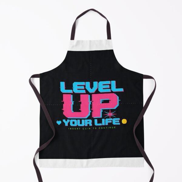 Item preview, Retro Gamer Level Up Your Life T-Shirt Design designed and sold by TrendVoltStudio.