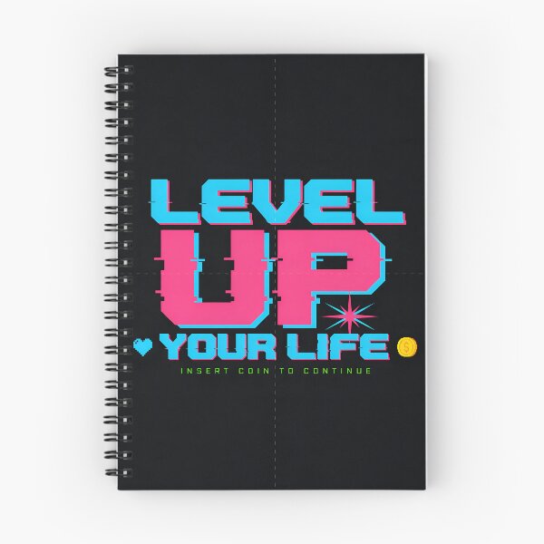 Item preview, Retro Gamer Level Up Your Life T-Shirt Design designed and sold by TrendVoltStudio.