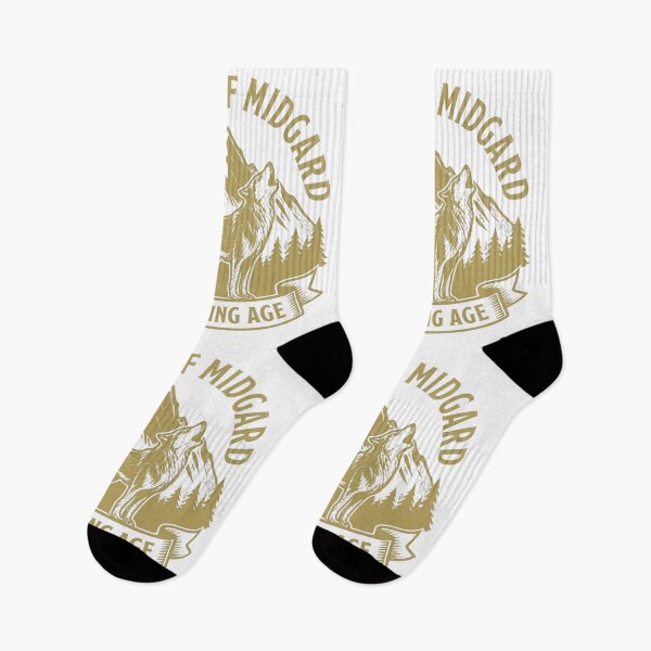 Item preview, Wolves of Midgard Gold Viking Heritage Design designed and sold by GabeMountainArt.