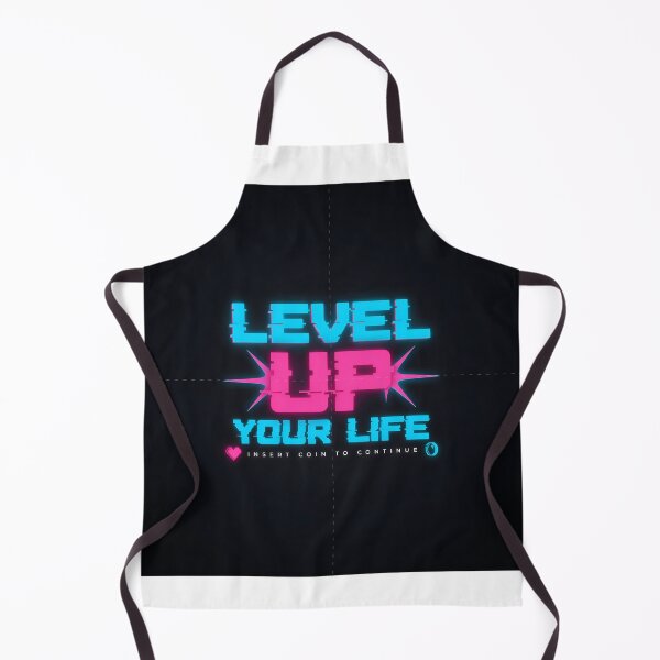 Item preview, Retro Gamer Level Up Your Life T-Shirt Design designed and sold by TrendVoltStudio.