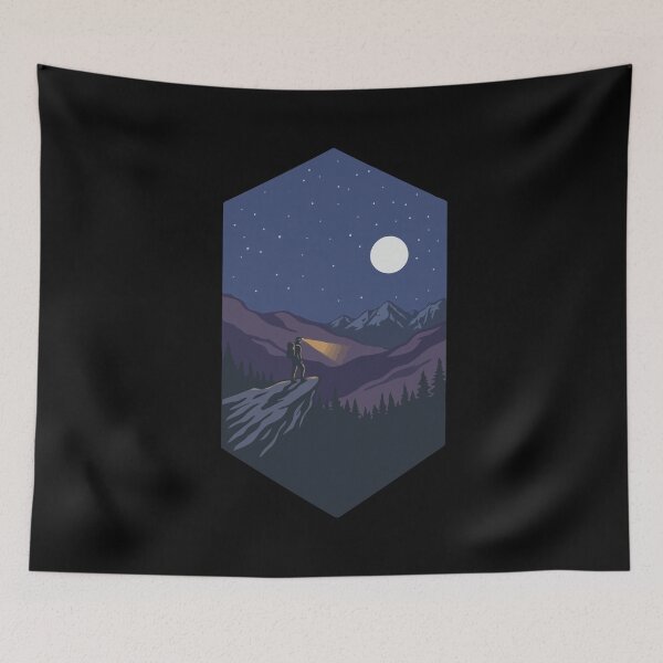 Item preview, Night Adventure Hiker designed and sold by Catzura.