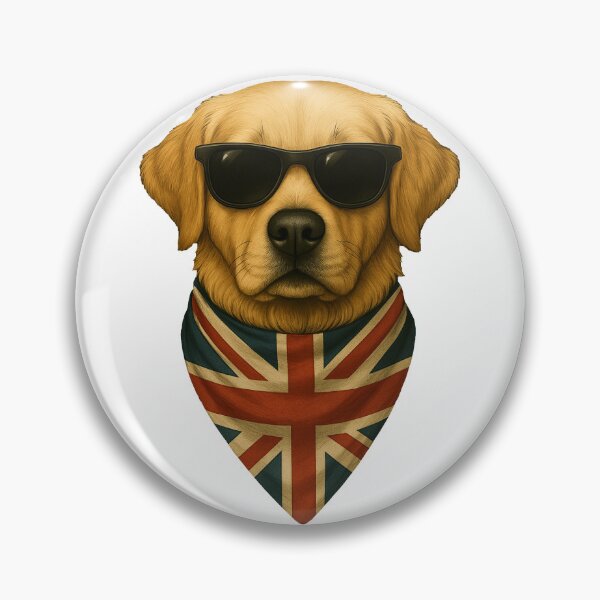Item preview, Cool Labrador Retriever British Flag Union Jack Dog designed and sold by artCreativeColony.