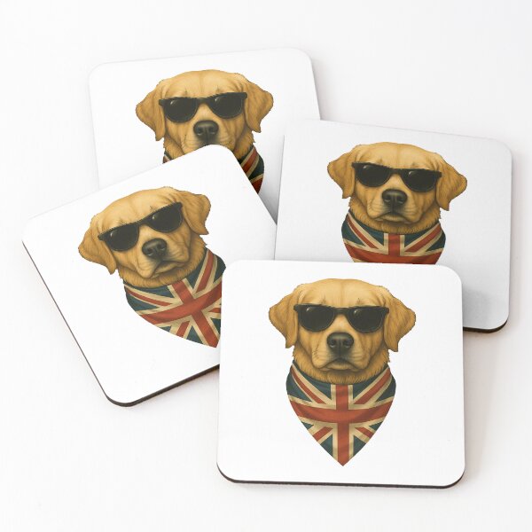 Item preview, Cool Labrador Retriever British Flag Union Jack Dog designed and sold by artCreativeColony.