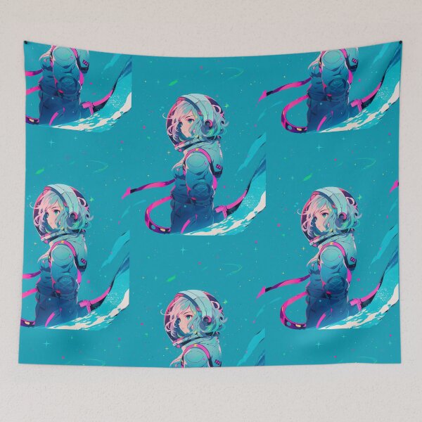 Item preview,  Astronaut Teal Space designed and sold by Tanya Zevallos.