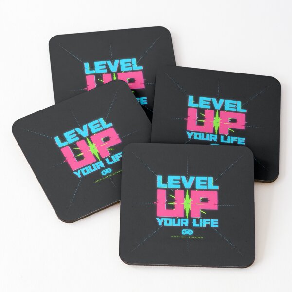 Item preview, Retro Gamer Level Up Your Life T-Shirt Design designed and sold by TrendVoltStudio.