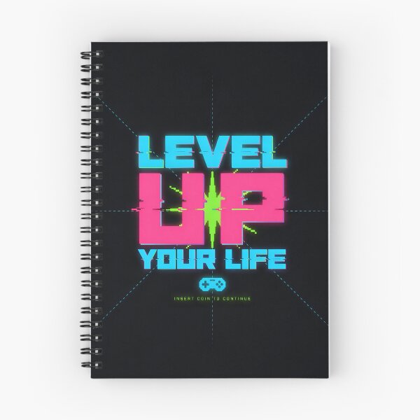 Item preview, Retro Gamer Level Up Your Life T-Shirt Design designed and sold by TrendVoltStudio.
