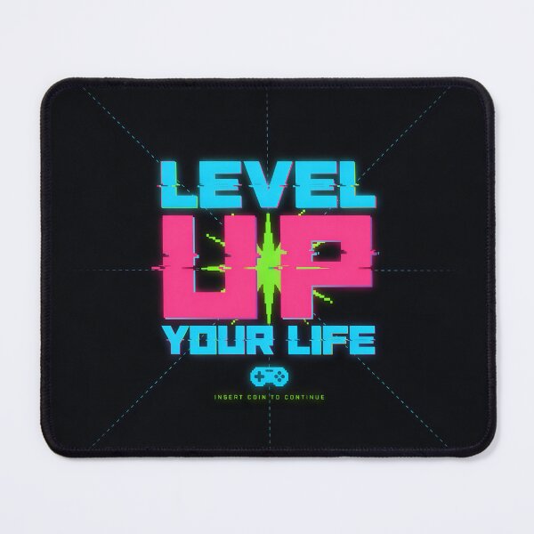 Item preview, Retro Gamer Level Up Your Life T-Shirt Design designed and sold by TrendVoltStudio.