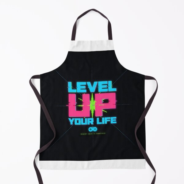 Item preview, Retro Gamer Level Up Your Life T-Shirt Design designed and sold by TrendVoltStudio.