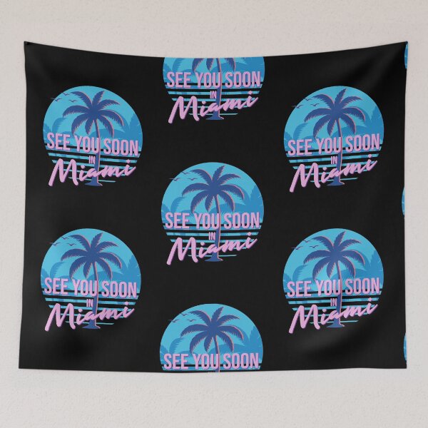 Item preview, See You Soon in Miami designed and sold by MySimpleFlow.