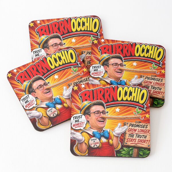 Item preview, Burnnochio Political Humour designed and sold by AllThatIsWelsh.