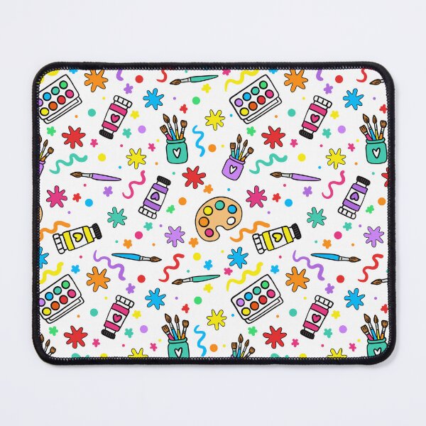 Item preview, Colorful Art Supplies Painting Pattern designed and sold by CI Creative Design LLC.