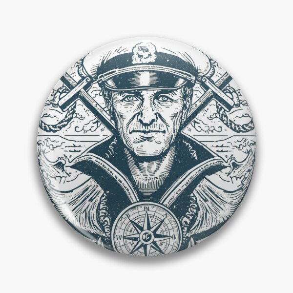 Item preview, Sea Wolf Brotherhood – Built for Rough Seas Vintage Sailor T-Shirt | Retro Maritime Captain Nautical Design designed and sold by Vvmd.