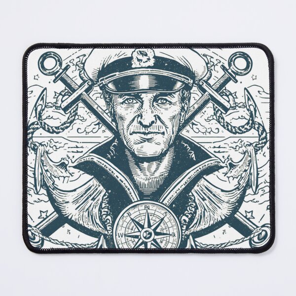 Item preview, Sea Wolf Brotherhood – Built for Rough Seas Vintage Sailor T-Shirt | Retro Maritime Captain Nautical Design designed and sold by Vvmd.
