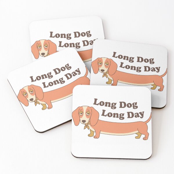 Item preview, Long Dog Long Day | Cozy Retro Dachshund Aesthetic Design designed and sold by jgoteiner.