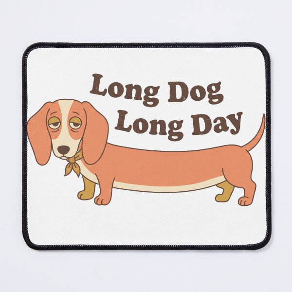 Item preview, Long Dog Long Day | Cozy Retro Dachshund Aesthetic Design designed and sold by jgoteiner.