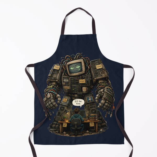 Item preview, Tech Debt Golem – It'll Be Fine Funny Programmer Design designed and sold by PXEpic.