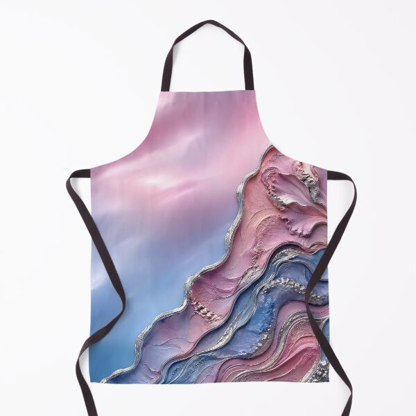 Item preview, Ethereal Pastel Pink and Blue Fluid Impasto Waves designed and sold by Aureva Arts Shop.