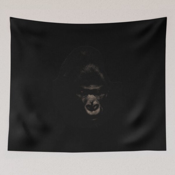 Artikelvorschau, Gorilla Dark T-Shirt entworfen und verkauft von Nerdflipp.