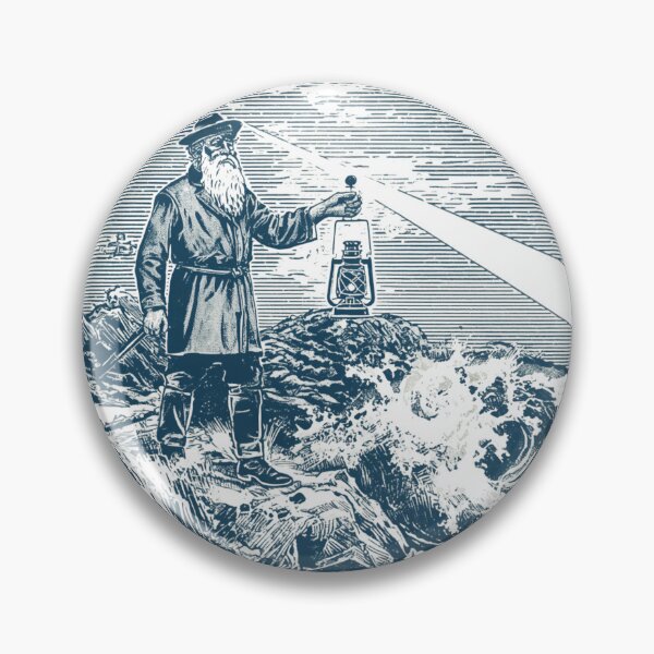 Item preview, The Lighthouse Keeper – Protecting the Last Light Vintage Nautical T-Shirt | Gothic Lighthouse Maritime Design designed and sold by Vvmd.