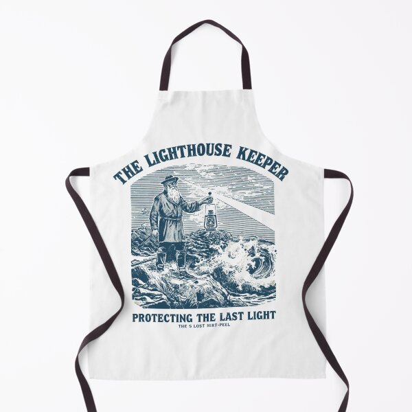 Item preview, The Lighthouse Keeper – Protecting the Last Light Vintage Nautical T-Shirt | Gothic Lighthouse Maritime Design designed and sold by Vvmd.