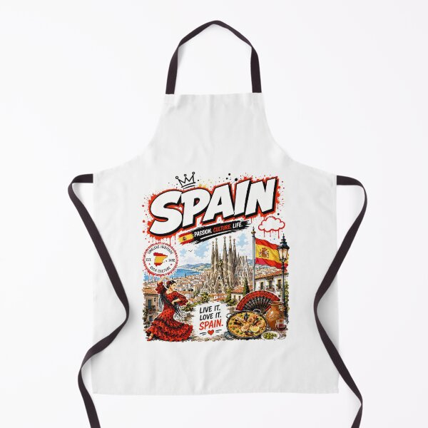 Item preview, Spain Graffiti Streetwear Typography Design designed and sold by AtuqStudio.