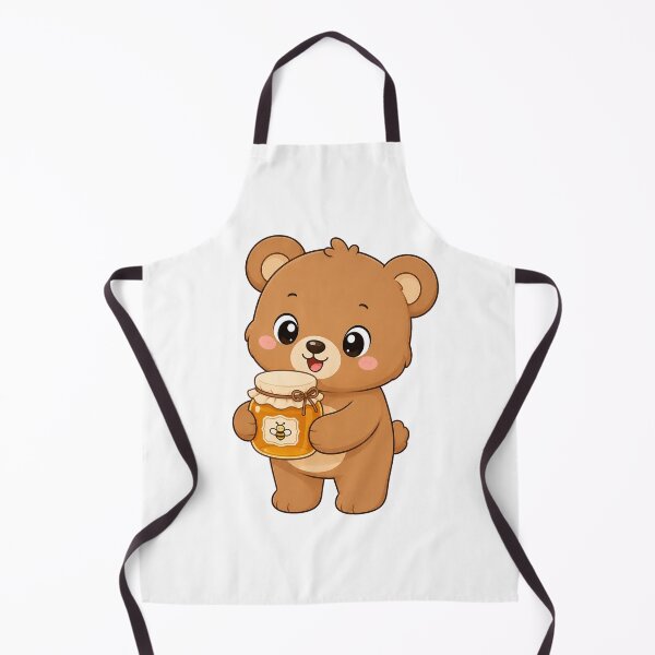 Item preview, Cute Bear Holding Honey Jar Cartoon Animal Design designed and sold by Seculinator.